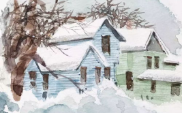 壁纸小姐姐水彩风景,壁纸小姐姐的风景画卷